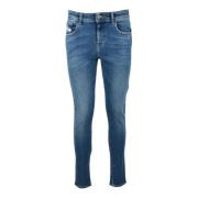 Katoenmix Stretch Jeans Diesel , Blue , Dames