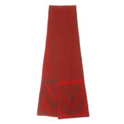 Pre-owned Cashmere scarves Louis Vuitton Vintage , Red , Heren