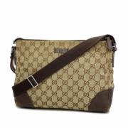 Pre-owned Canvas gucci-bags Gucci Vintage , Brown , Dames