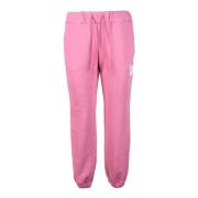 Katoenmix Casual Broek Please , Pink , Dames