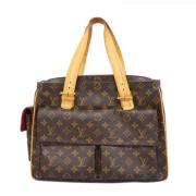 Pre-owned Fabric handbags Louis Vuitton Vintage , Brown , Dames