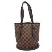 Pre-owned Fabric shoulder-bags Louis Vuitton Vintage , Brown , Dames