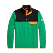 Groene fleece met zak Ralph Lauren , Green , Heren