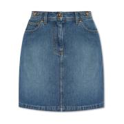 Denim rok Versace , Blue , Dames