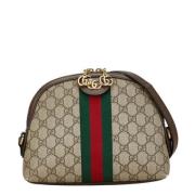 Pre-owned Leather gucci-bags Gucci Vintage , Brown , Dames