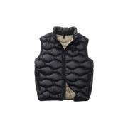 Zwart Golf Gestikte Vest Blauer , Black , Heren