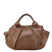 Pre-owned Leather handbags Loewe Pre-owned , Brown , Dames