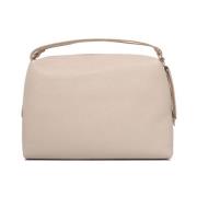 Beige Leren Schoudertas Gianni Chiarini , Beige , Dames