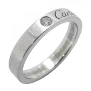 Pre-owned Platinum rings Cartier Vintage , Gray , Dames