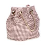 Mini Bead Bag Roze Strass Guess , Pink , Dames