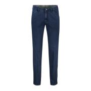 Blauwe Denim 5-Pocket Jeans Meyer , Blue , Heren