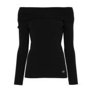 Zwarte Truien voor Vrouwen Liu Jo , Black , Dames