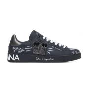 Zwarte Sneakers voor Mannen Dolce & Gabbana , Black , Heren