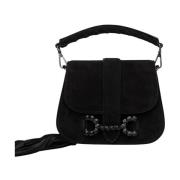 Strass gesp clutch tas Alma EN Pena , Black , Dames