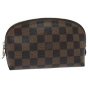 Pre-owned Canvas pouches Louis Vuitton Vintage , Brown , Dames