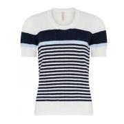 Gestreept T-shirt met korte mouwen Off-White Skovhuus , White , Dames