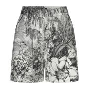 Artistieke Katoenen Shorts Riani , Gray , Dames