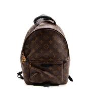 Pre-owned Canvas backpacks Louis Vuitton Vintage , Brown , Dames