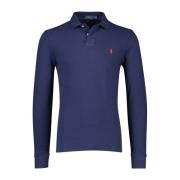 Polo Ralph Lauren polo lange mouw blauw Ralph Lauren , Blue , Heren