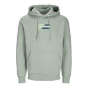 Grafische hoodie met extra zachte binnenkant Jack & Jones , Green , He...