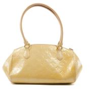 Pre-owned Fabric shoulder-bags Louis Vuitton Vintage , Yellow , Dames