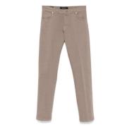 Lichtbruine Straight-Leg Jeans Kiton , Beige , Heren