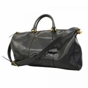 Pre-owned Leather handbags Chanel Vintage , Black , Dames