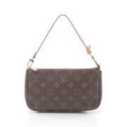 Pre-owned Canvas handbags Louis Vuitton Vintage , Brown , Dames