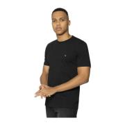 Basis Katoenen T-Shirt - Zwart Calvin Klein , Black , Heren