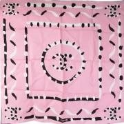 Pre-owned Silk scarves Chanel Vintage , Pink , Dames