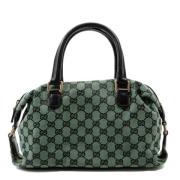 Pre-owned Canvas gucci-bags Gucci Vintage , Green , Dames