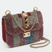 Pre-owned Leather shoulder-bags Valentino Vintage , Multicolor , Dames