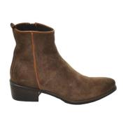 Western-stijl Enkellaarzen in Zand Suède Hundred100 , Brown , Dames