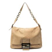 Pre-owned Leather fendi-bags Fendi Vintage , Beige , Dames