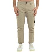 Beige Cargo Chino Broek Stone Island , Beige , Heren