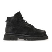 Heren nubuck zwarte veterschoen Kazar , Black , Heren