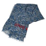 Pre-owned Cashmere scarves Louis Vuitton Vintage , Blue , Dames