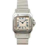 Pre-owned Glass watches Cartier Vintage , Beige , Dames