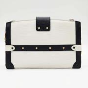 Pre-owned Leather louis-vuitton-bags Louis Vuitton Vintage , White , D...