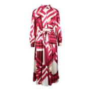 Elegante Damesjurk Polyester Think! , Multicolor , Dames