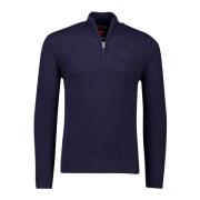 Donkerblauwe Trui Superdry , Blue , Heren