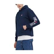 Retro Chic Archief Hoodie Tommy Hilfiger , Blue , Heren