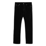 Slim Fit Broek Saint Laurent , Black , Heren