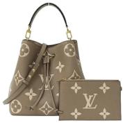 Pre-owned Canvas louis-vuitton-bags Louis Vuitton Vintage , Gray , Dam...