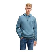 Blauwe Hoodie Stijlvolle Casual Kleding Hugo Boss , Blue , Heren