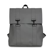 MSN Bag W3 Logo Rugzak Rains , Gray , Heren