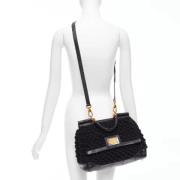 Pre-owned Wool handbags Dolce & Gabbana Pre-owned , Black , Dames