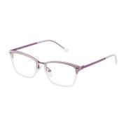 Glanzende Lila Metalen Frames voor Vrouwen Police , Purple , Dames