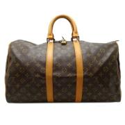 Pre-owned Fabric louis-vuitton-bags Louis Vuitton Vintage , Brown , Da...