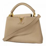 Pre-owned Fabric louis-vuitton-bags Louis Vuitton Vintage , Beige , Da...